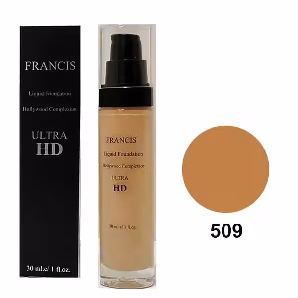 کرم پودر فرانسیس مدل Ultra HD شماره 509 هالیوودی