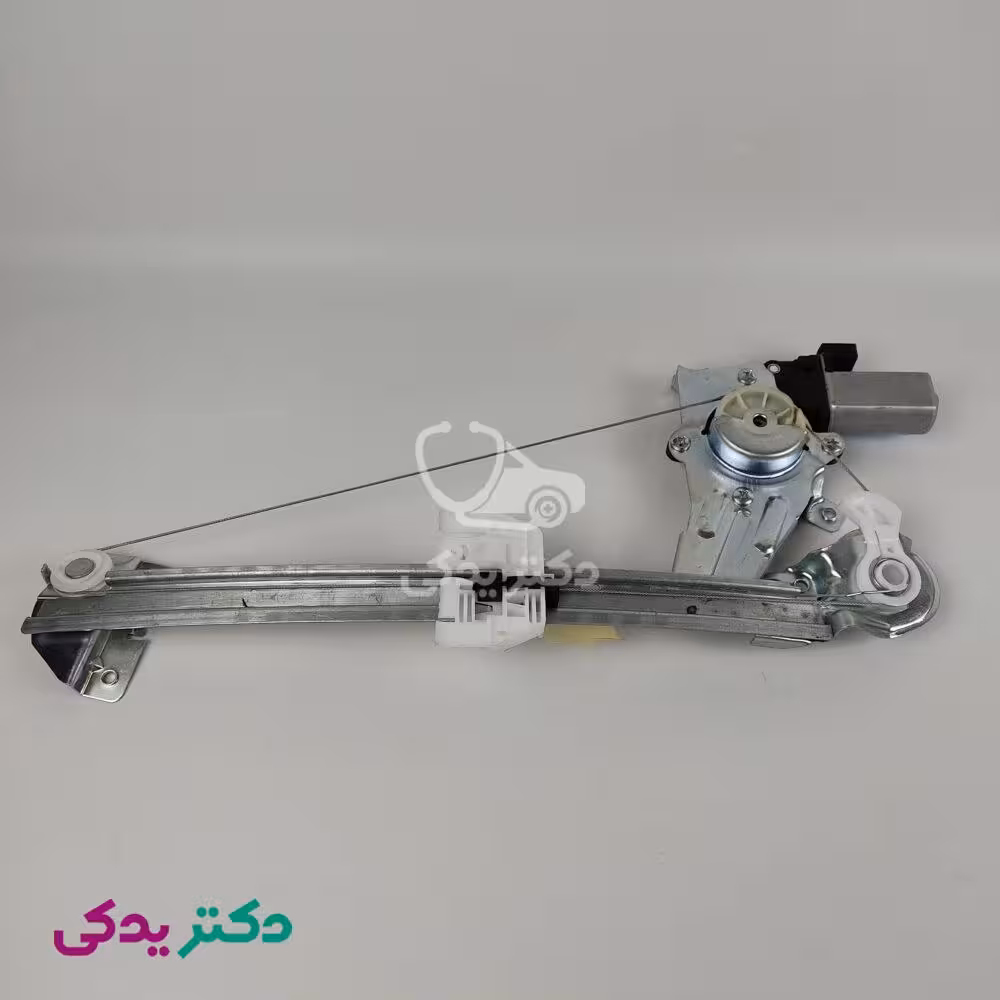 شیشه بالابر برقی پژو 206 درب عقب راست (سمت شاگرد) شرکتی ایساکو اصل 2170200107