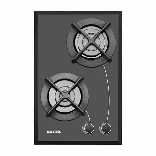 اجاق گاز صفحه ای شیشه ای ایلیا استیل مدل G 202