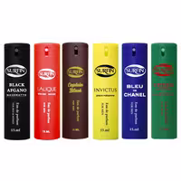 عطر جیبی مردانه سورفین با اسانس های سوئیسی بسته ی 6 عددی(90 میل)