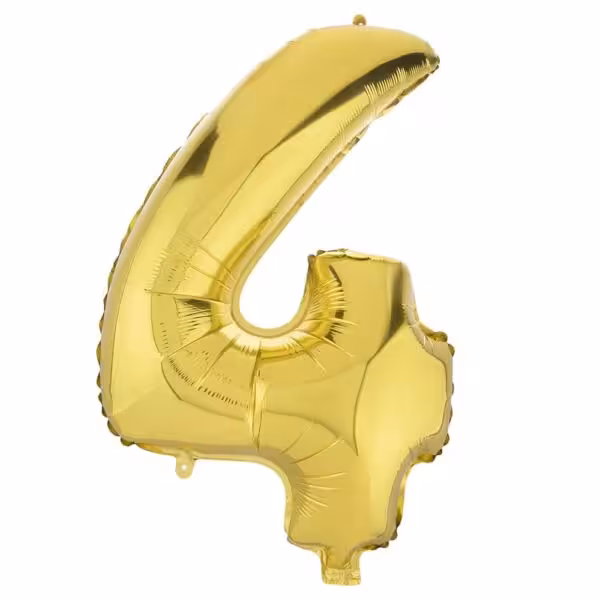 بادکنک فویلی عدد چهار