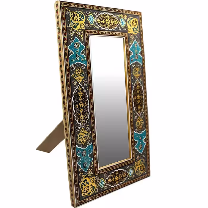 آینه خاتم کاری مدل رومیزی کد 34