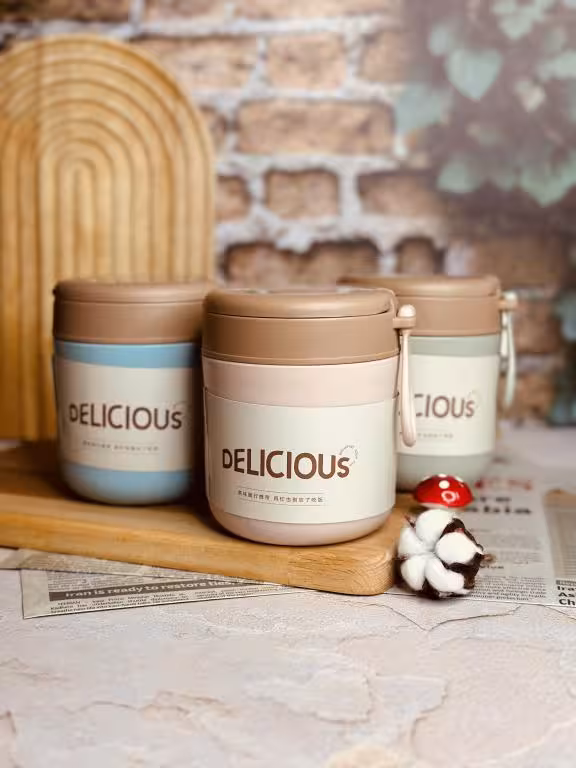 لانچ باکس لیوانی داخل پلاستیکی کد0097