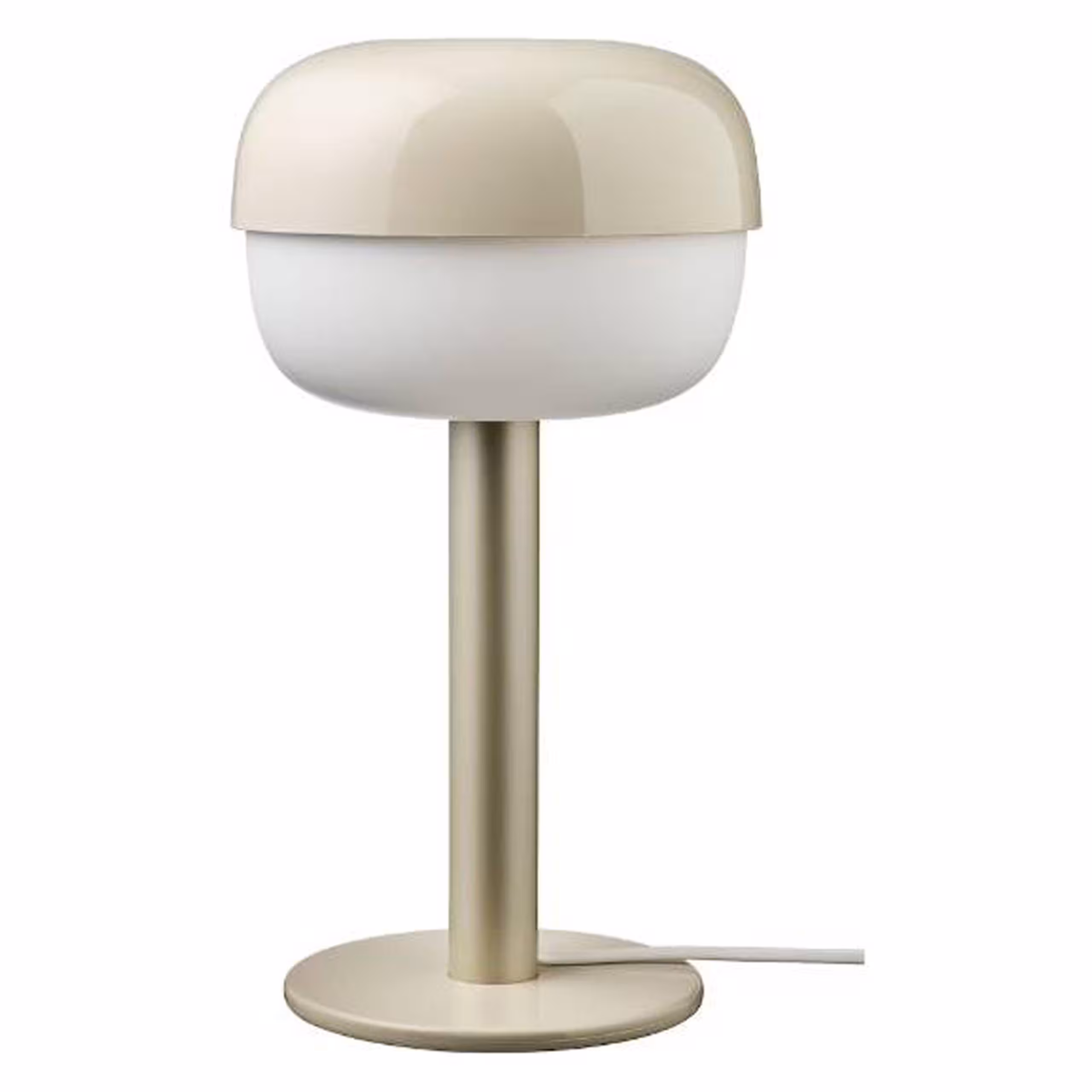 چراغ رومیزی رنگ بژ ایکیا BLÅSVERK Table lamp, beige