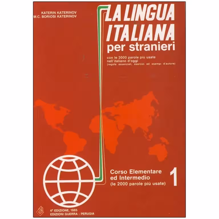 لا لینگوا ایتالیانا پر استرنیری 1 | کتاب ایتالیایی La lingua italiana per stranieri 1