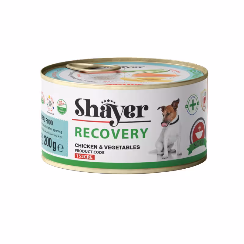 کنسرو سگ شایر مدل ریکاوری وزن 200 گرم