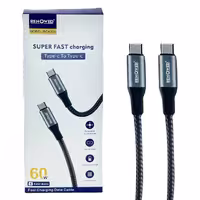 کابل دو سر تایپ سی 60 وات  ( 60W )   RENOWED    مدل   RCA301    ( فاقد گارانتی )