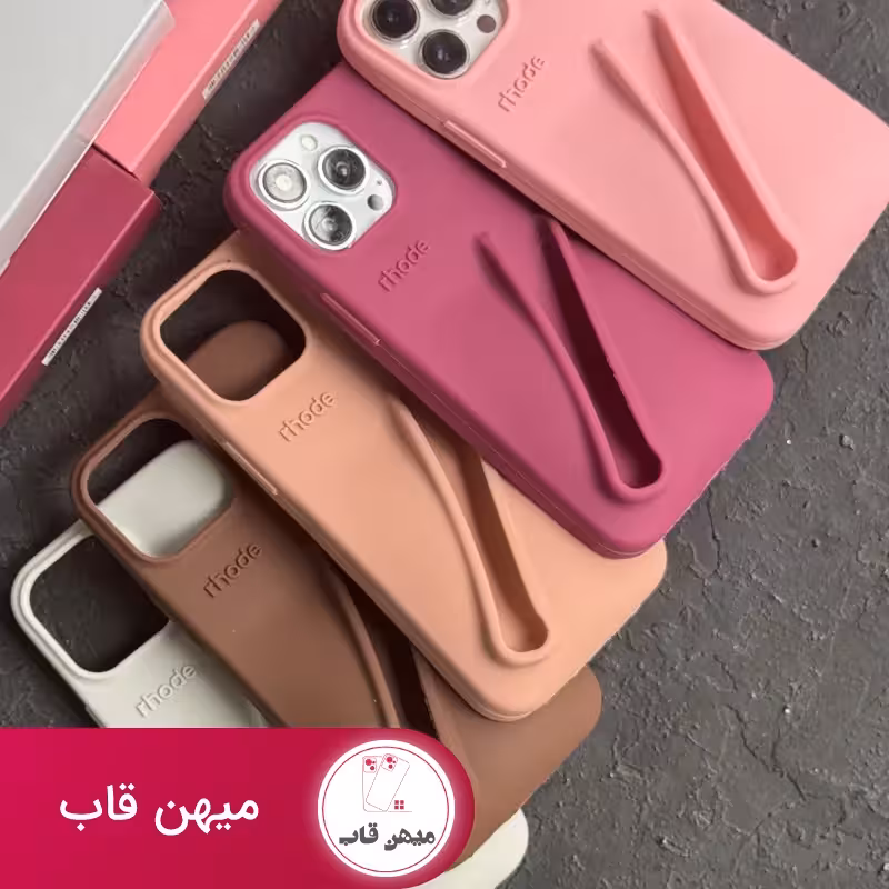 قاب موبایل آیفون رود لیپ گلس سیلیکونی (با جعبه بدون لیپ گلس) - کد (66367)