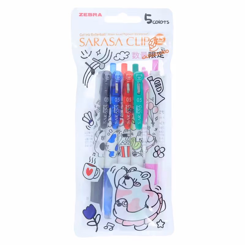 قیمت و خرید روان نویس 5 عددی 0.5 مدل SINGLE BEAR ساراسا زبرا ZEBRA