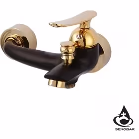 شیز حمام مدل آرچر مشکی طلایی