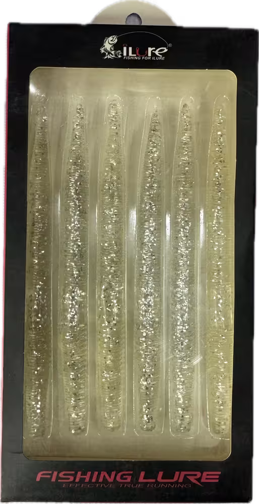 طعمه ماهیگیری کرم مصنوعی ژله ای جیکخور رنگ سفید ilure