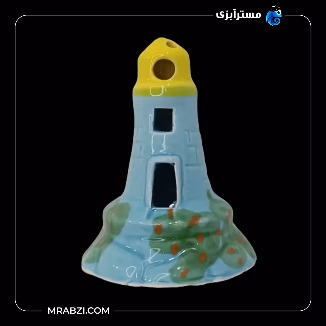 سفال رنگی فانوس کوچک مدل mr15