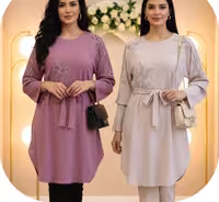 تونیک نگین دار جنس کریشه پلاس