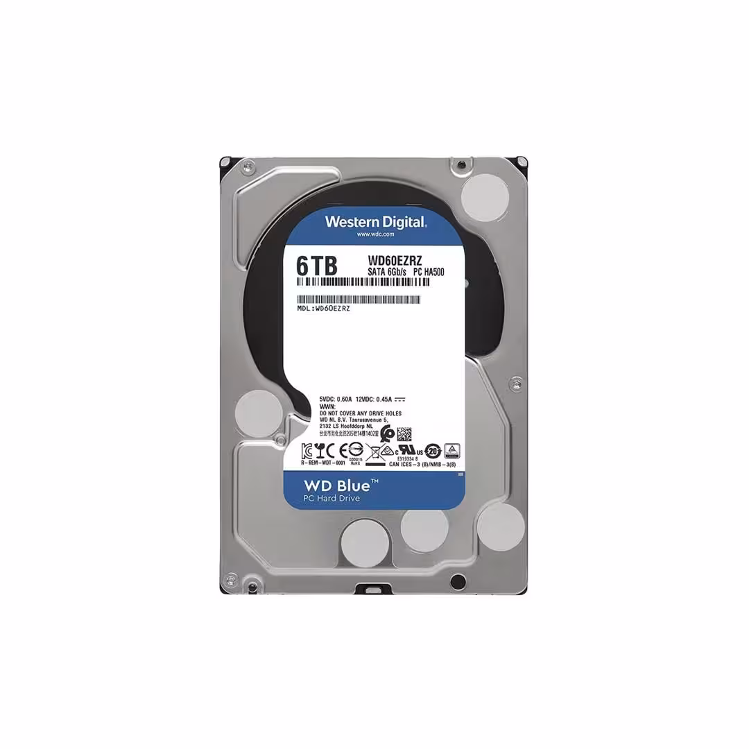 هارد اینترنال وسترن دیجیتال آبی Blue ظرفیت 6 ترابایت