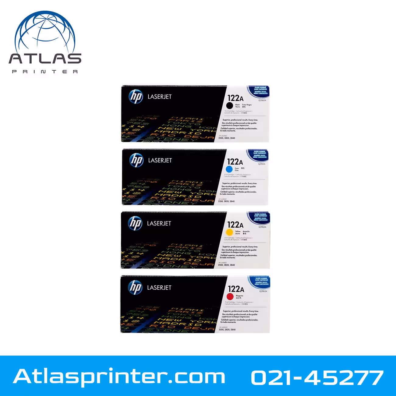 کارتریج ست چهار رنگ اچ پی HP 122A
