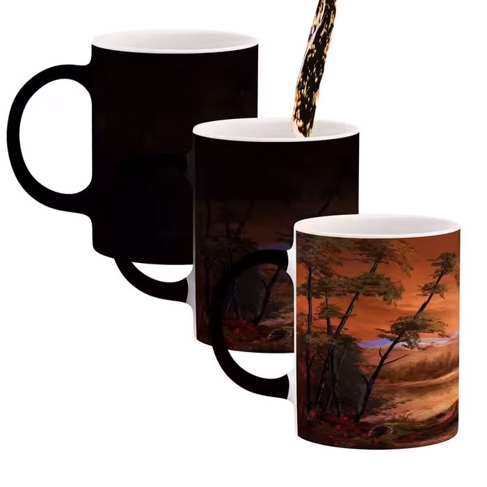 ماگ حرارتی کاکتی طرح نقاشی مدل mgh13744