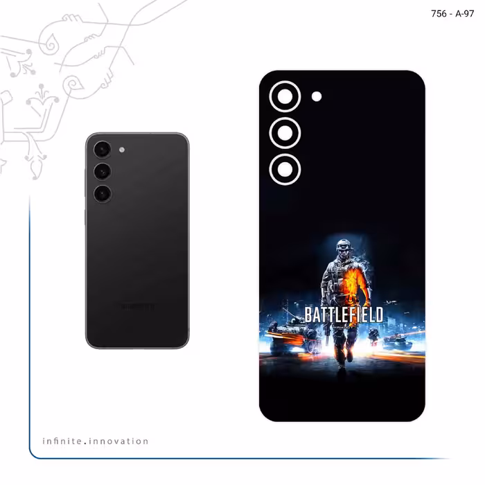 برچسب پوششی ماهوت مدل Battlefield Game Series مناسب برای گوشی موبایل سامسونگ Galaxy S23 Plus