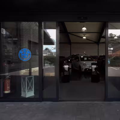 چراغ دیواری نئون دیزاین طرح Bmw_BL