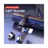 کابل تبدیل USB به MicroUSB/USB-C/لایتنینگ مدل 3:1 Magnetic طول 1 متر