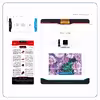 برچسب پوششی ماهوت مدل Purple-Flower مناسب برای تبلت سامسونگ Galaxy Tab 4 7.0 2014 T231