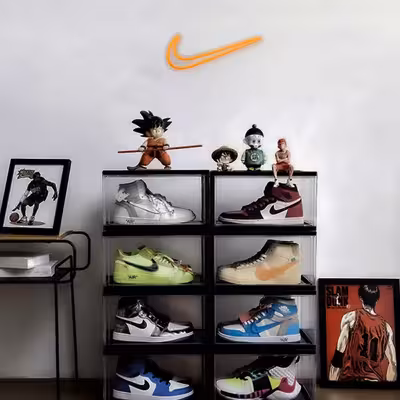 چراغ دیواری نئون دیزاین طرح Nike_ORG