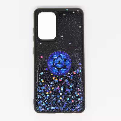 کاور مدل اکلیلی کد 013 مناسب برای گوشی موبایل سامسونگ Galaxy A52s به همراه پایه نگهدارنده