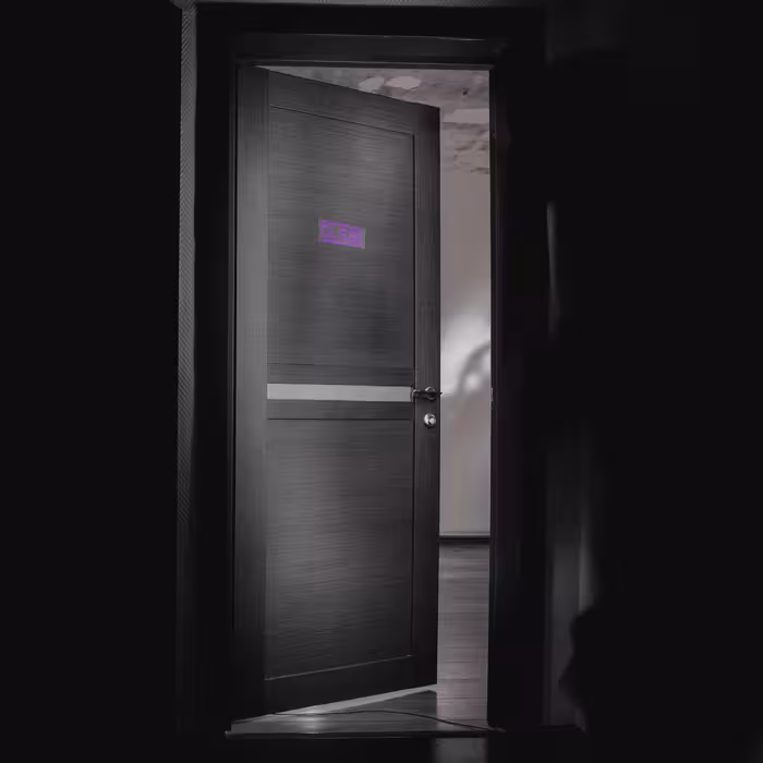 چراغ دیواری نئون دیزاین طرح Close_PR