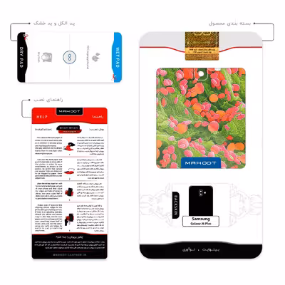 برچسب پوششی ماهوت مدل Atom Universe 3 مناسب برای گوشی موبایل سامسونگ Galaxy J6 Plus