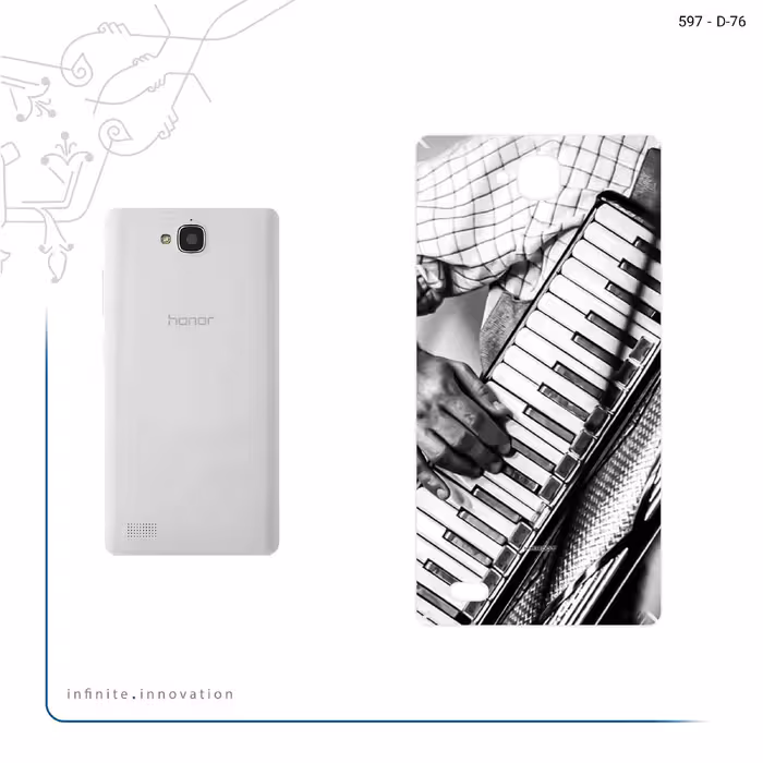 برچسب پوششی ماهوت مدل Accordion مناسب برای گوشی موبایل آنر 3C