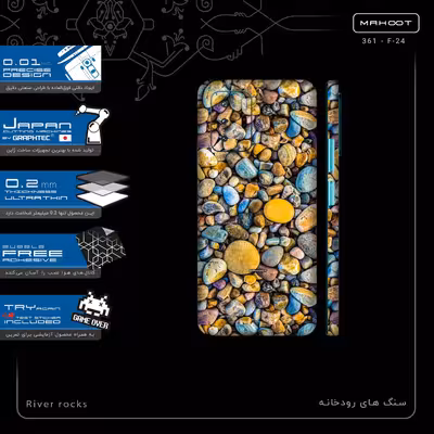 برچسب پوششی ماهوت مدل River rocks-FullSkin مناسب برای گوشی موبایل شیائومی Poco X3 GT 5G
