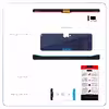 برچسب پوششی ماهوت مدل Deep-Blue-Leather مناسب برای تبلت اپل iPad Pro 11 2018 A2013