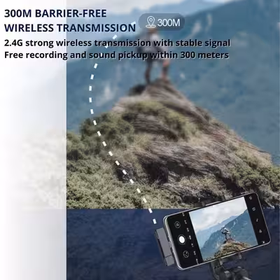 میکروفن یقه ای بی سیم مدل AirSky 3.5mm