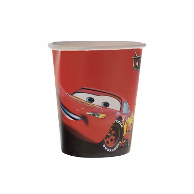 پیش دستی و لیوان یکبار مصرف طرح مکویین کارز مجموعه 40 عددی