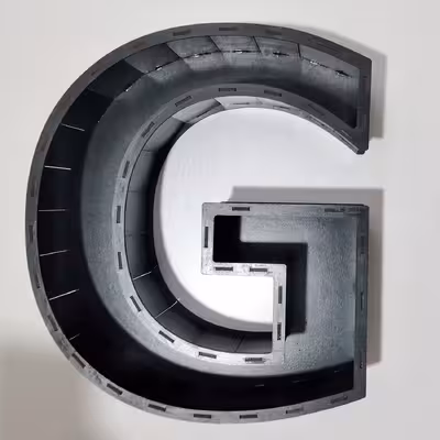 جعبه هدیه مدل حروف انگلیسیG کد b7