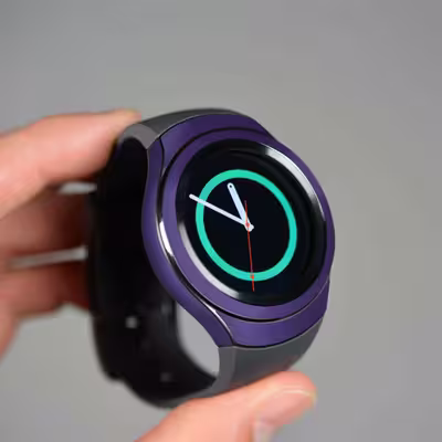 برچسب ماهوت طرح Matte-BlueBerry مناسب برای ساعت هوشمند سامسونگ Galaxy Gear S2