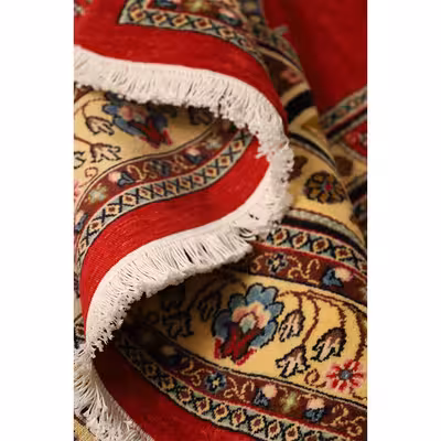 فرش دستباف سه متری مدل کف ساده کد 4103305