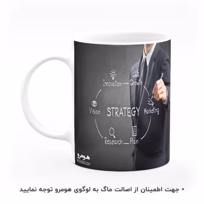 ماگ هومرو طرح بیزینس و جملات انگیزشی مدل MG8344
