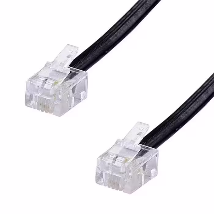 کابل تلفن مدل MM طول 0.5 متر بسته 15 عددی