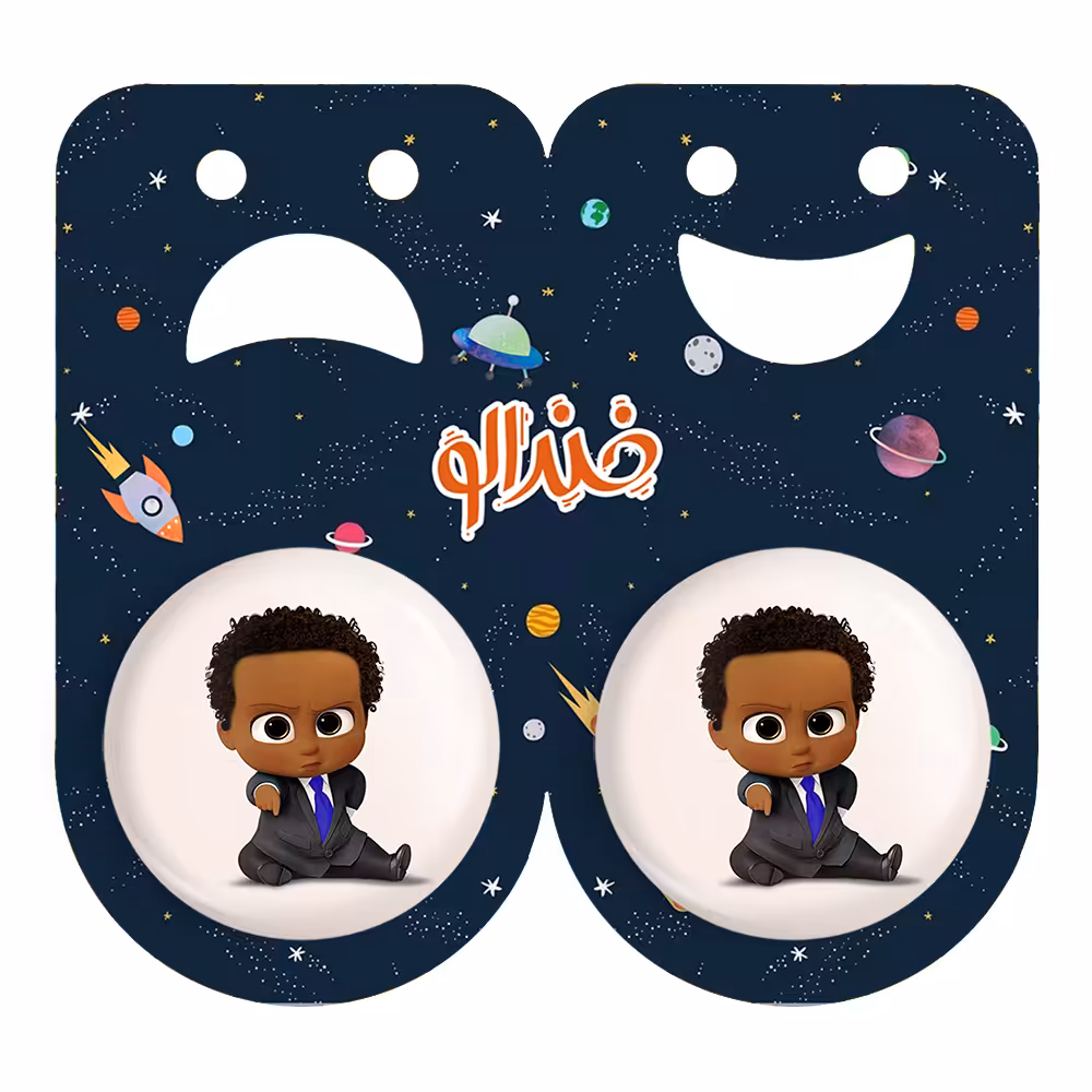 پیکسل خندالو مدل بچه رئیس کد 12511 به همراه مگنت 