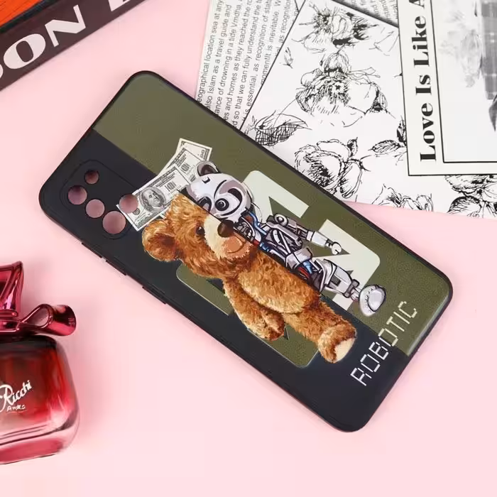 کاور طرح خرس کد 326 مناسب برای گوشی موبایل سامسونگ Galaxy A31