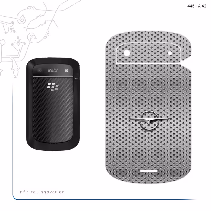 برچسب پوششی ماهوت مدل Haima مناسب برای گوشی موبایل بلک بری Bold Touch 9900