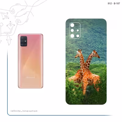 برچسب پوششی ماهوت مدل Giraffe مناسب برای گوشی موبایل سامسونگ Galaxy A51