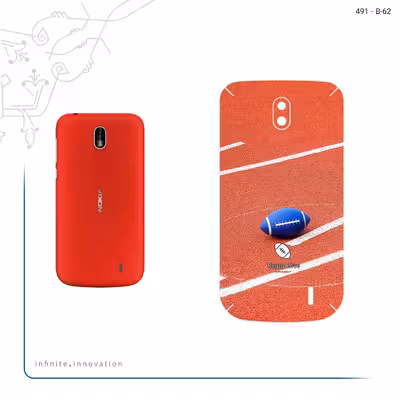 برچسب پوششی ماهوت مدل Rugby football مناسب برای گوشی موبایل نوکیا 1