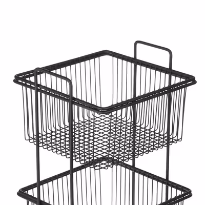 سبد سیب زمینی و پیاز والرین مدل سه طبقه مربعی 3S