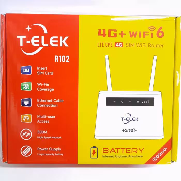 مودم سیم کارتی T-ELEK TR102 باتری خور آنلاک (نو و پلمپ)