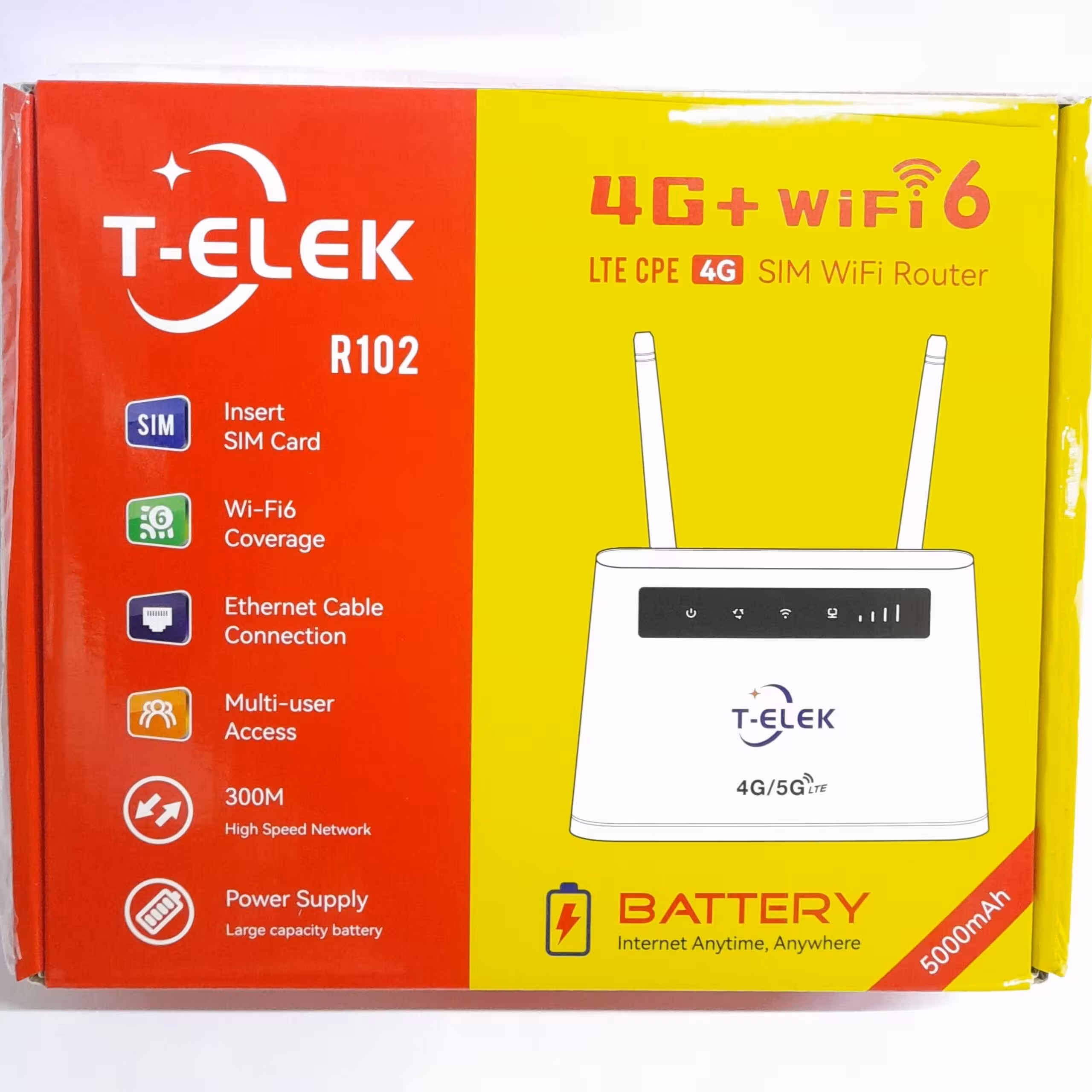 مودم سیم کارتی T-ELEK TR102 باتری خور آنلاک (نو و پلمپ)