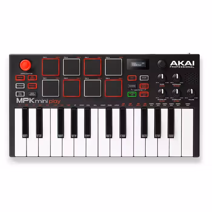 میدی کنترلر آکایی مدل MPK Mini PlayAkai MPK Mini Play Midi Controller