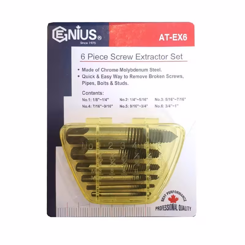 سری 6 عددی قلاویز چپ گرد مدل Genius  AT-EX6 جنیوس تایوان