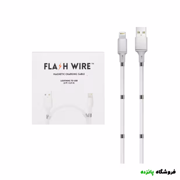 کابل شارژ فست مگنتی آیفون – سفید