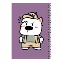 دفتر مشق 80 برگ اس جی مدل خرس بامزه